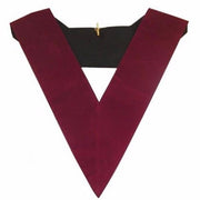13th Degree Scottish Rite Collar – Plain Crimson Velvet