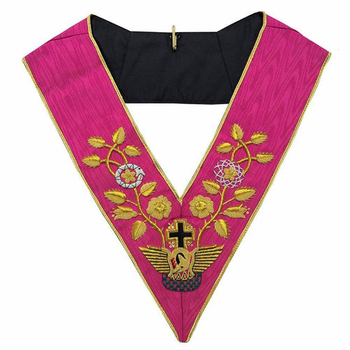 Riaz Impex Masonic Collars 18th Degree Scottish Rite Collar – Pink Moire