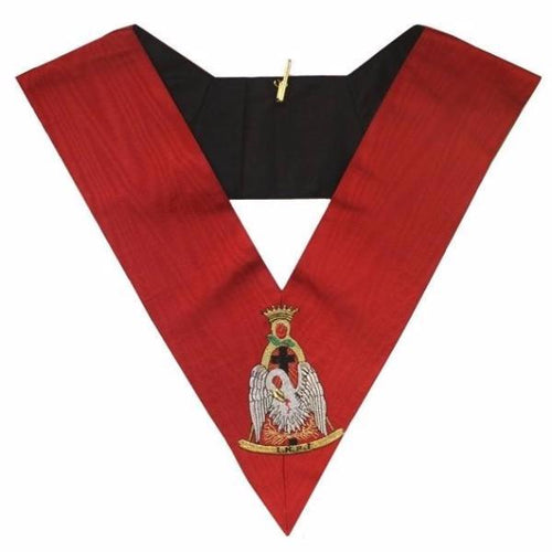 Riaz Impex Masonic Collars 18th Degree Scottish Rite Collar – Pink Moire Pélican