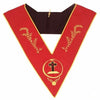 18th Degree Scottish Rite Collar – Red Moire Latin Cross