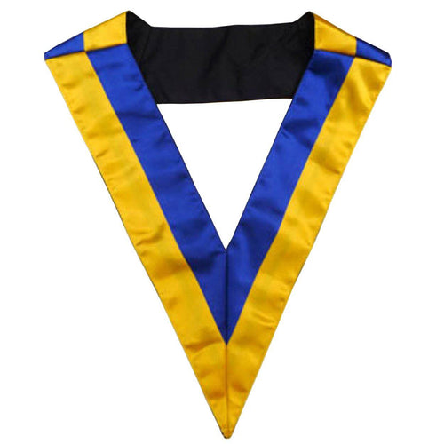 Riaz Impex Masonic Collars 20th Degree Scottish Rite Collar – Blue & Yellow