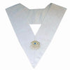 28th Degree Scottish Rite Collar – All White Moire with Eye & Rays