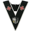 30th Degree Scottish Rite Collar – Templar Cross & Bicephalic Eagle