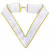 33rd Degree Scottish Rite Collarette – White & Gold Moire