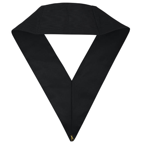 Riaz Impex Masonic Collars 9th Degree Scottish Rite Collar – Black Moire with Nine Rosettes