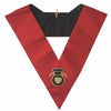 Almoner 18th Degree Scottish Rite Collar – Red Moire