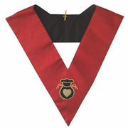 Almoner 18th Degree Scottish Rite Collar – Red Moire