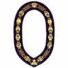Council Chain Collar – Gold With Purple Lining