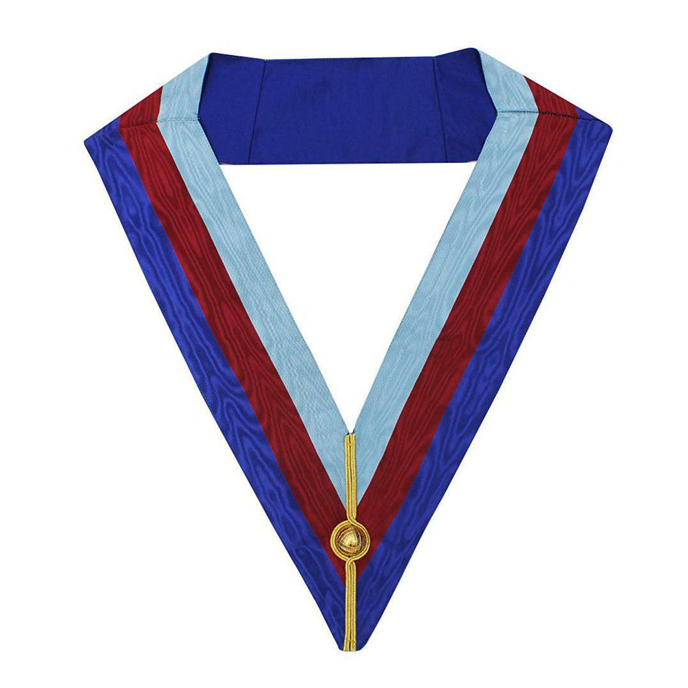 Riaz Impex Masonic Collars Grand Officers English Royal Arch Officer Collar – Three Colour Moire