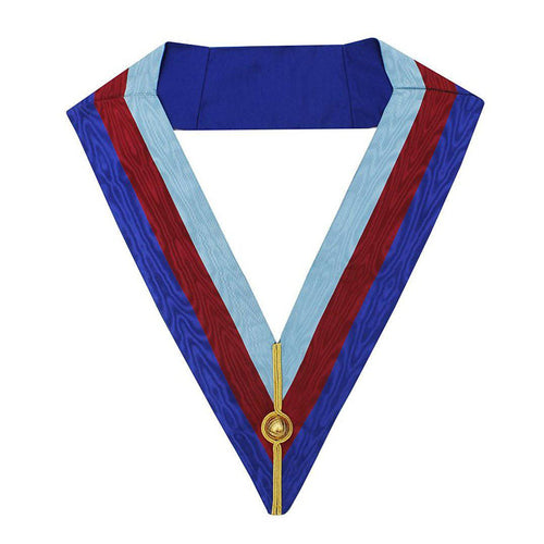 Riaz Impex Masonic Collars Grand Officers English Royal Arch Officer Collar – Three Colour Moire