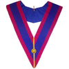 Grand Officers Mark Officer Collar – Purple & Blue Moire