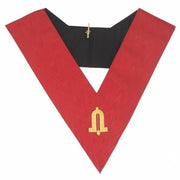 Junior Warden 18th Degree Scottish Rite Collar – Red Moire