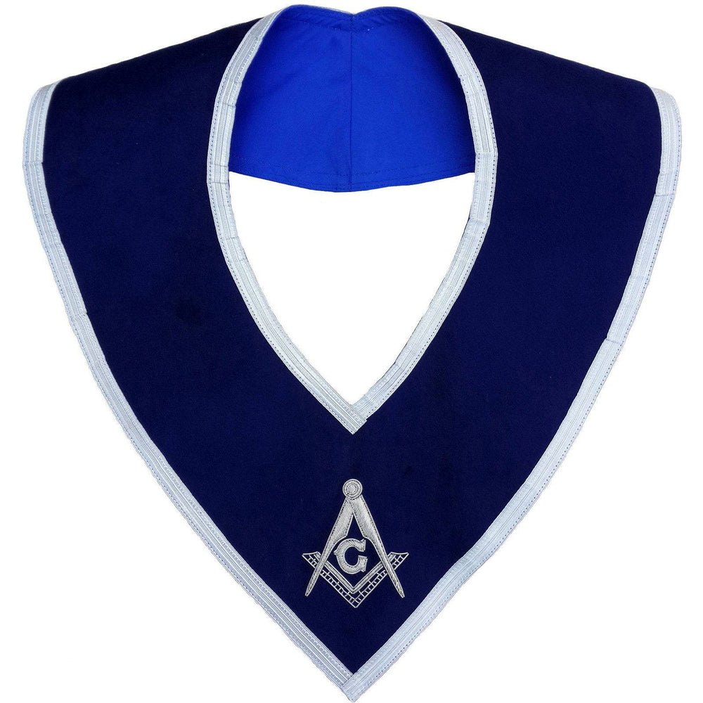 Riaz Impex Masonic Collars Master Mason Blue Lodge Collar – Dark Blue Velvet