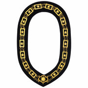 OES Chain Collar – Gold With Black Lining