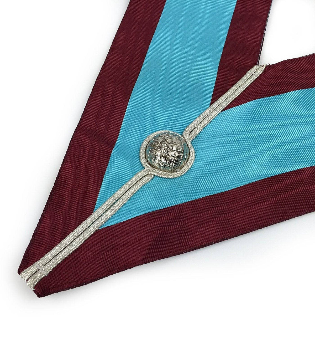 Riaz Impex Masonic Collars Officers Mark Officer Collar – Maroon Moire