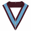 Officers Mark Officer Collar – Maroon Moire