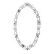 Order Of Malta Chain Collar – Silver Plated