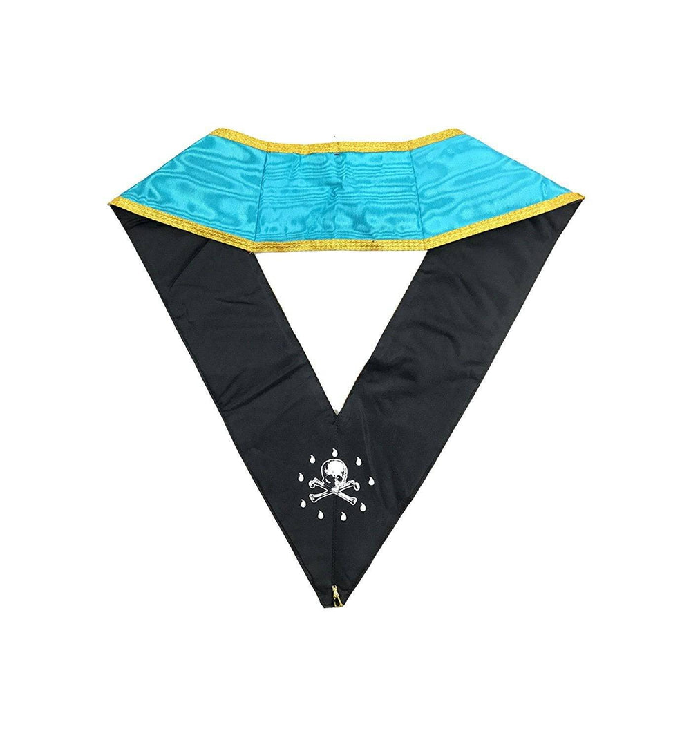 Riaz Impex Masonic Collars Past Worshipful Master Memphis Misraim Collar – Sky Blue Moire