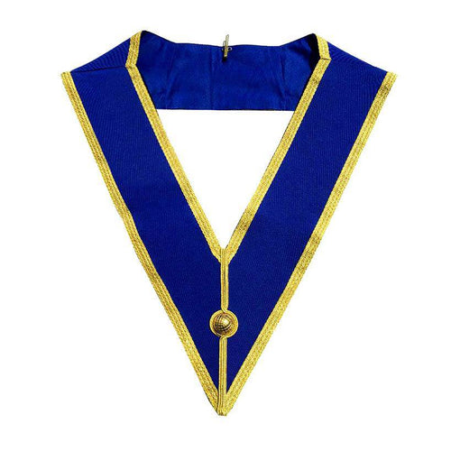 Riaz Impex Masonic Collars Provincial Craft Collar – Royal Blue with Gold Braid