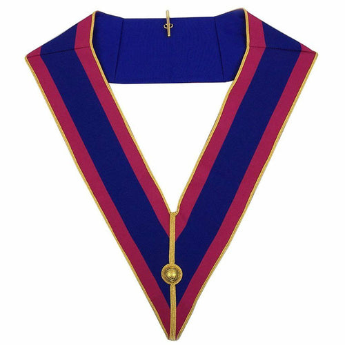 Riaz Impex Masonic Collars Provincial Mark Collar – Pink & Blue