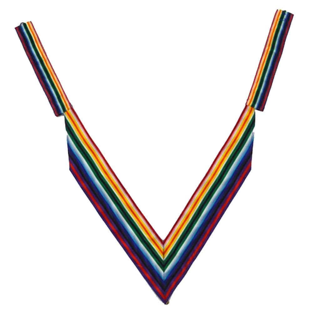 Riaz Impex Masonic Collars Provincial Royal Ark Mariner Collarette – Soft Fabric & Watermarked Pattern