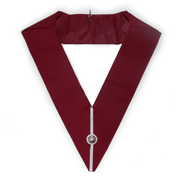 Provincial Steward Craft Collar – Wide Burgundy