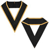Scottish Rite Collar – Gold Braid With Black Ribbon