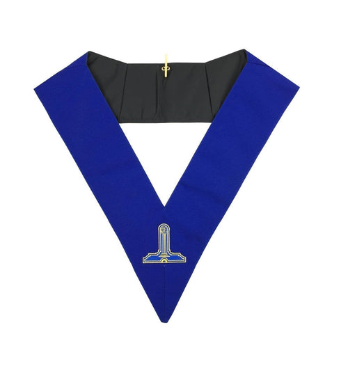 Riaz Impex Masonic Collars Senior Warden Blue Lodge Collar – Royal Blue