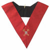 Treasurer 18th Degree Scottish Rite Collar – Red Moire