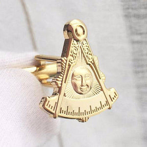 Riaz Impex Masonic Cufflinks & Studs Past Master Cufflinks – Gold Tone