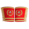 Past Grand High Priest Royal Arch Chapter Cuff – Red Velvet With Gold Fringe