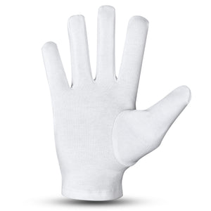Riaz Impex Masonic Gloves Knight Commander of the Court of Honour Scottish Rite Gloves – White Pure Cotton