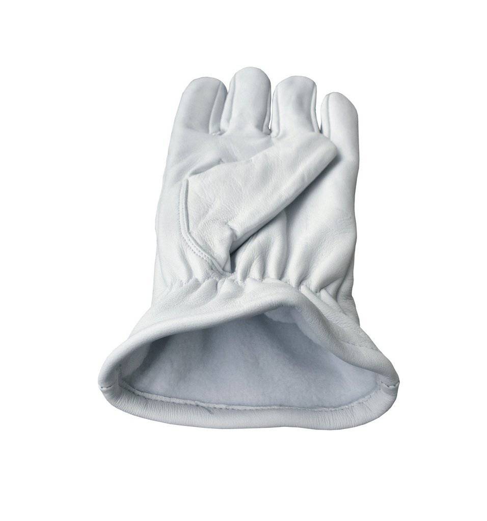 Riaz Impex Masonic Gloves Master Mason White Leather Gloves – Embroidered Emblem