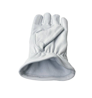 Riaz Impex Masonic Gloves Master Mason White Leather Gloves – Embroidered Emblem