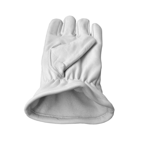 Riaz Impex Masonic Gloves White Soft Leather Regalia Gloves