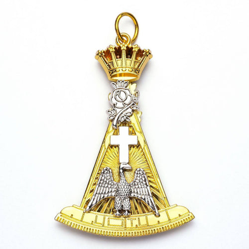 Riaz Impex Masonic Jewels 18th Degree Scottish Rite Collar Jewel – Colored