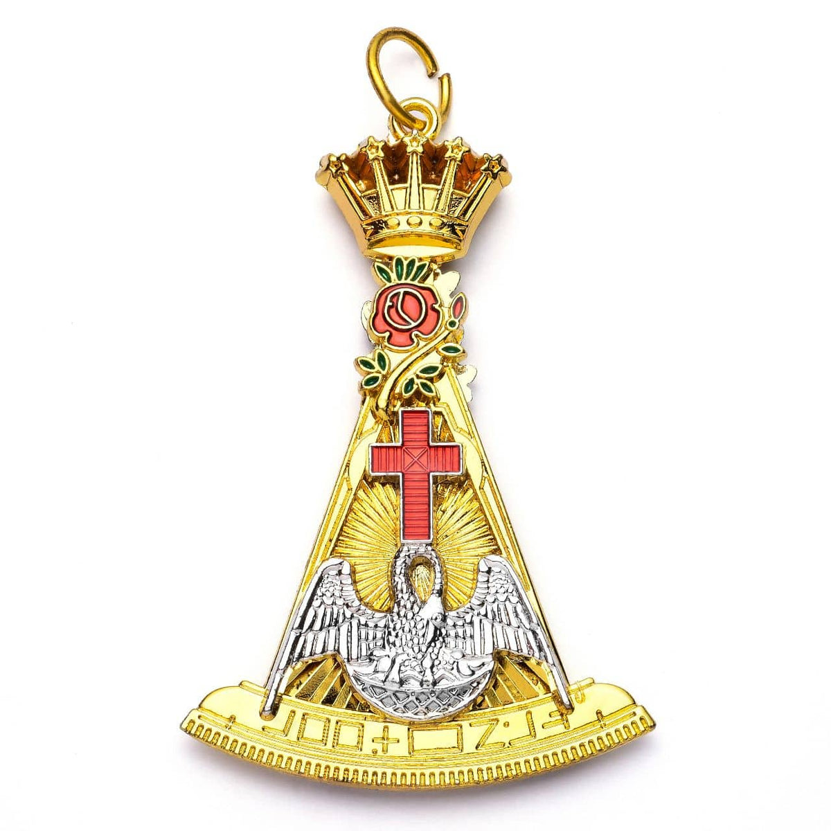 Riaz Impex Masonic Jewels 18th Degree Scottish Rite Collar Jewel – Colored