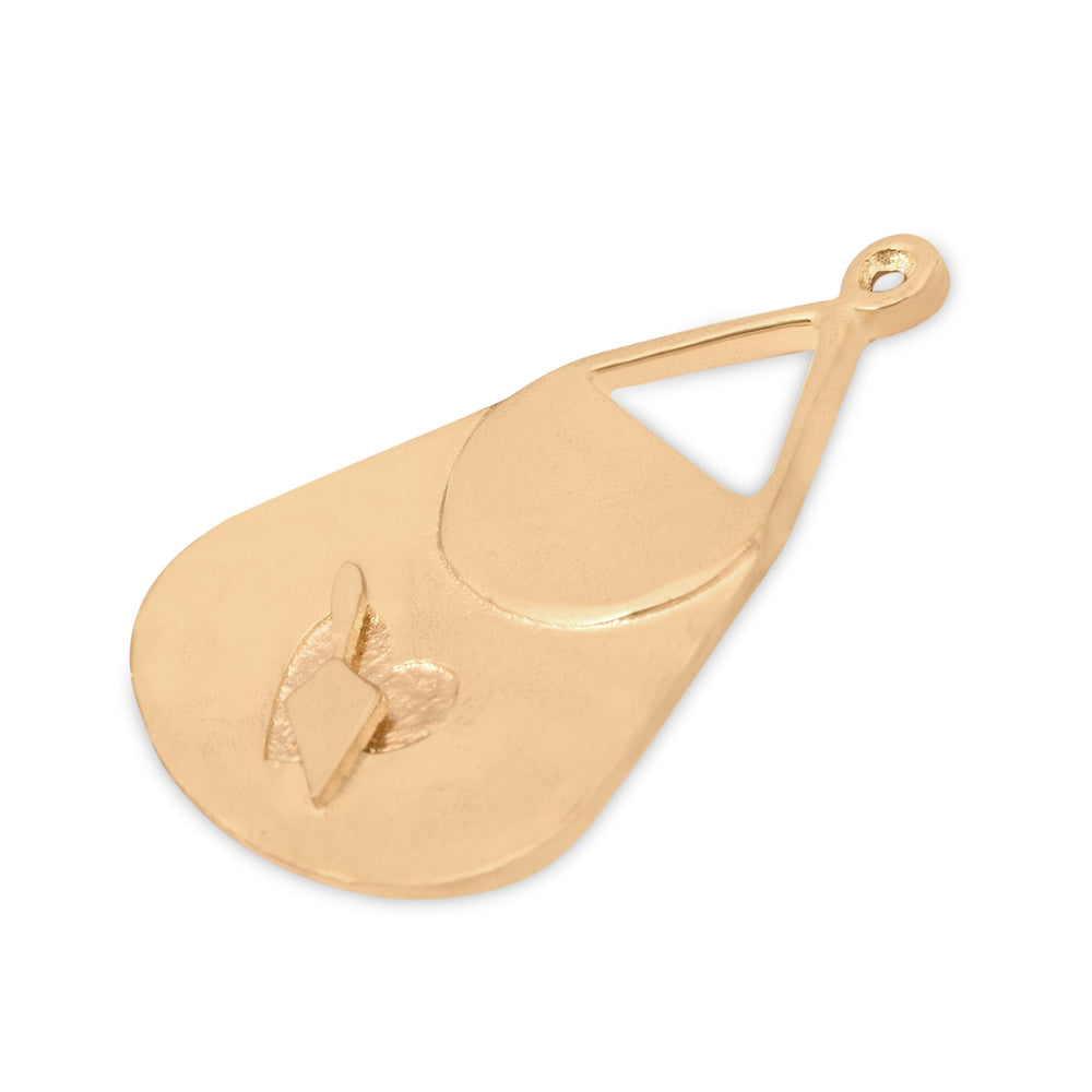Riaz Impex Masonic Jewels Almoner Royal & Select Masters Officer Collar Jewel – Gold Plated Trowel & Scrip-Purse