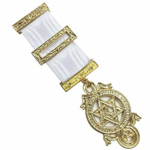 Riaz Impex Masonic Jewels Companion English Royal Arch Breast Jewel – Gold Plated