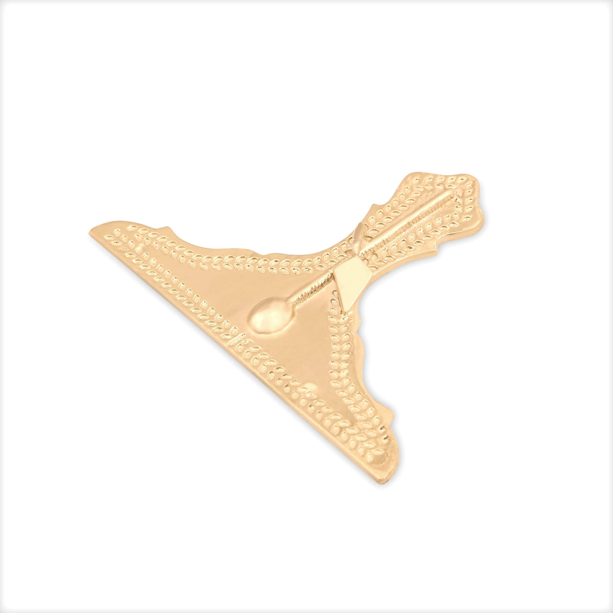 Riaz Impex Masonic Jewels Deputy Master Royal & Select Masters Officer Collar Jewel – Gold Plated Trowel & Level
