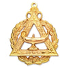Grand Archivist Royal Arch Chapter Officer Collar Jewel – Gold Metal