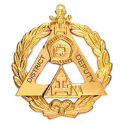 Grand District Deputy Royal Arch Chapter Officer Collar Jewel – Gold Metal