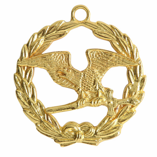 Riaz Impex Masonic Jewels Grand Junior Warden Knights Templar Officer Collar Jewel – Gold Plated