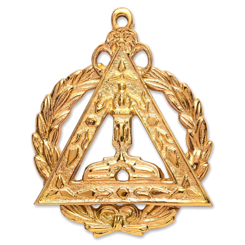 Riaz Impex Masonic Jewels Grand King Royal Arch Chapter Officer Collar Jewel – Gold Plated