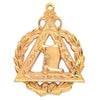 Grand Lecturer Royal Arch Chapter Officer Collar Jewel – Gold Metal