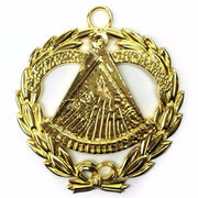 Grand Master Blue Lodge Collar Jewel – Gold Metal