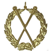 Grand Master of Ceremonies Blue Lodge Officer Collar Jewel – Gold Metal