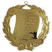 Grand Orator Blue Lodge Officer Collar Jewel – Gold Metal