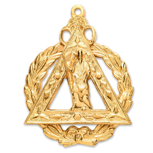Riaz Impex Masonic Jewels Grand Principal Sojourner Royal Arch Chapter Officer Collar Jewel – Gold Plated