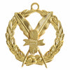 Grand Recorder Knights Templar Officer Collar Jewel – Gold Plated
